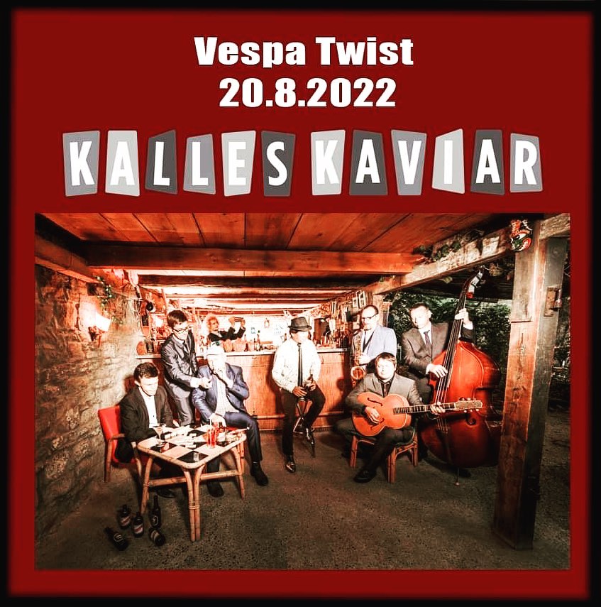 Flyer Vespa Twist 2022 Kalles Kaviar