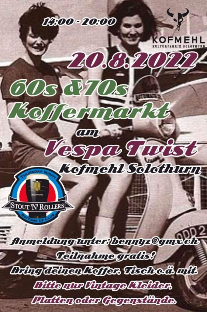 Flyer Vespa Twist 2002 Koffermarkt